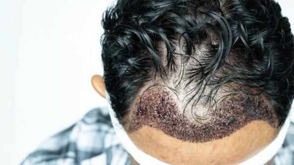 Does hair in the donor area grow back after it is removed